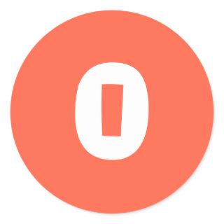 0 Small Round Tomato Red Stickers by Janz
