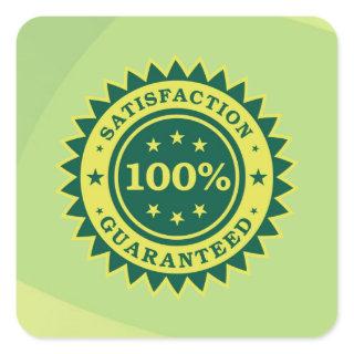 100% Satisfaction Guaranteed Sticker