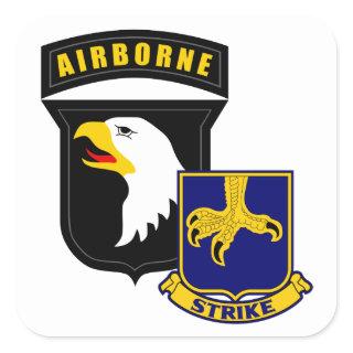 101st Airborne 502nd Infantry Square Sticker