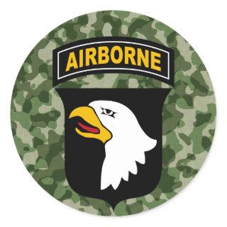 101st Airborne Division Classic Round Sticker