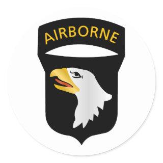 101st Airborne Division Classic Round Sticker