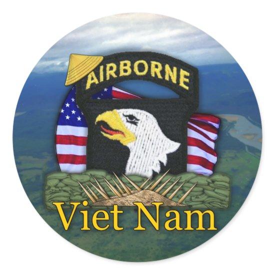 101st airborne division veterans vietnam sticker