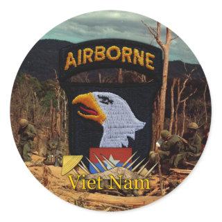 101st airborne division vietnam nam vets stickers