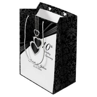 10th Onyx Wedding Anniversary - Medium Gift Bag