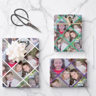 12 Photo Collage - Instant Montage Picture diamond  Sheets