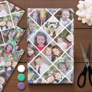 12 Photo Collage - Instant Montage Picture diamond  Sheets