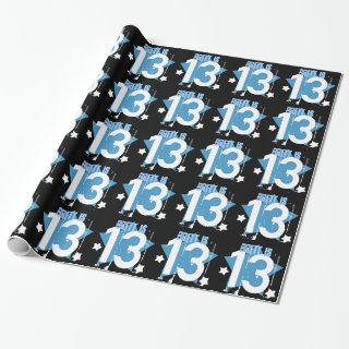 13th Birthday Grunge Number and Stars V06