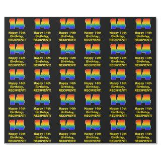 14th Birthday: Fun, Colorful Rainbow Inspired # 14
