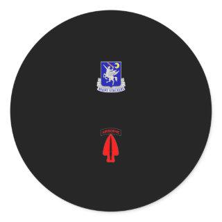 160Th Soar Night Stalkers Classic Round Sticker