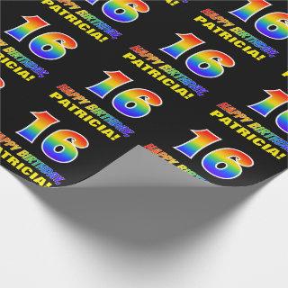 16th Birthday: Bold, Fun, Simple, Rainbow 16