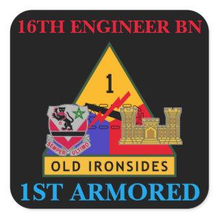 16TH ENGINEER BATTALION 1ST ARMORED STICKERS