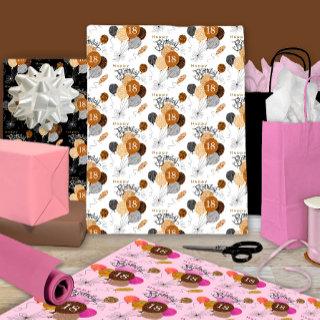 18th Birthday Leopard Tiger Animal Print Balloons   Sheets