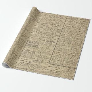 1900's Vintage Newspaper