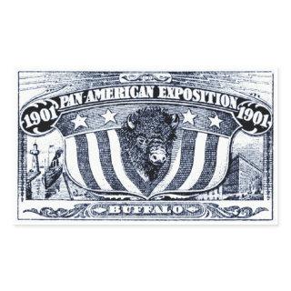 1901 Pan-American Exposition Rectangular Sticker