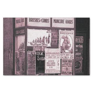1912 Store Window Vaudeville Pro-Union Manicure Tissue Paper