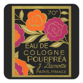 1920 Eau de Cologne Pourprea perfume Square Sticker