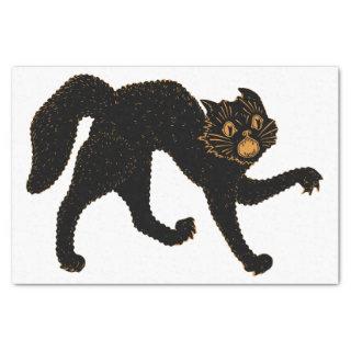 1920 Scary Black Cat Tissue Paper