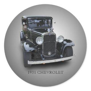 1931 CHEVROLET CLASSIC ROUND STICKER