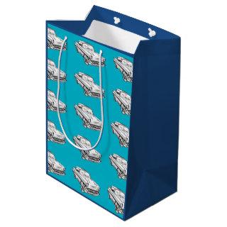 1957 Chevy Bel Air Classic Car Illustration Medium Gift Bag