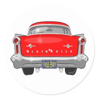 1958 Oldsmobile 88 Classic Round Sticker