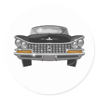 1959 Buick Electra Classic Round Sticker