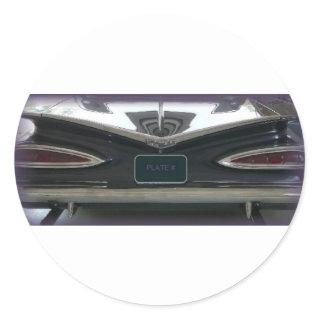1959 Chevy Bel Air products Classic Round Sticker
