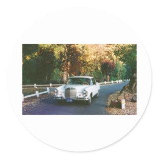 1965 Mercedes-Benz 220SEb coupe Classic Round Sticker