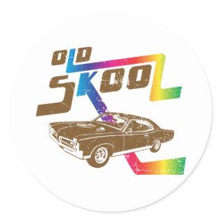 1967 Pontiac GTO Classic Round Sticker