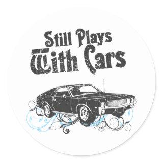 1968 AMC AMX CLASSIC ROUND STICKER