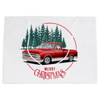 1968 C10 Holiday Truck Large Gift Bag