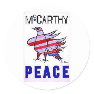 1968 Mccarthy Classic Round Sticker