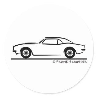 1969 Camaro Classic Round Sticker