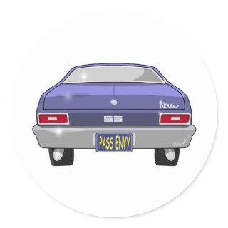 1970 Chevrolet Nova SS Classic Round Sticker