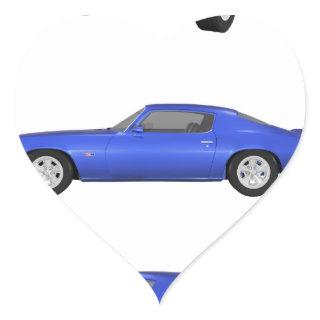 1972 Camaro: Heart Sticker