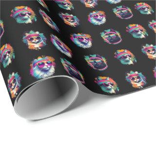 1980s Retro Cool Cats with Sunglasses Black