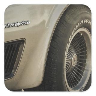 1982 Chevrolet Corvette Collector's Edition Wheel Square Sticker