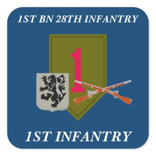 1ST BATTALION 28TH INFANTRY 1ST INFANTRY STICKERS