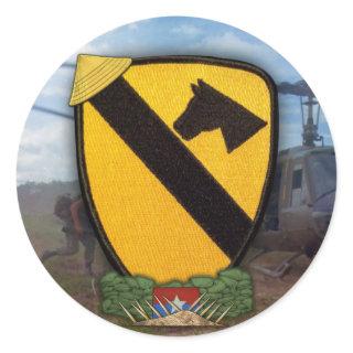 1st cavalry division air cav patch Stickers