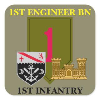 1ST ENGINEER BN 1ST INFANTRY STICKERS