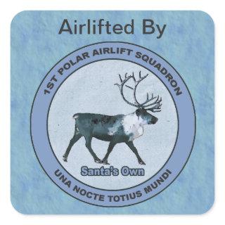 1st Polar Airlift Squadron Special Delivery Square Sticker