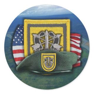 1st Special forces veterans vets flash nam Sticker