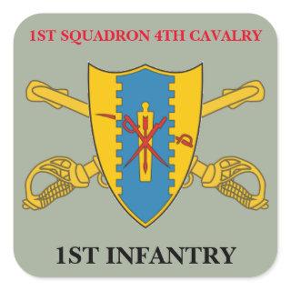 1ST SQUADRON 4TH CAVALRY 1ST INFANTRY STICKERS