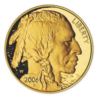 2006 American Buffalo Proof Gold Bullion Coin Classic Round Sticker