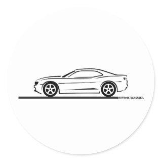 2010 Camaro Classic Round Sticker