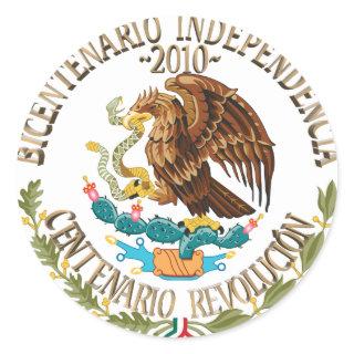 2010 Mexican Independence/Revolution Classic Round Sticker
