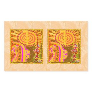 2013 ver. REIKI Healing Symbols Rectangular Sticker