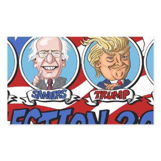 2016 Presidential Election Rectangular Sticker