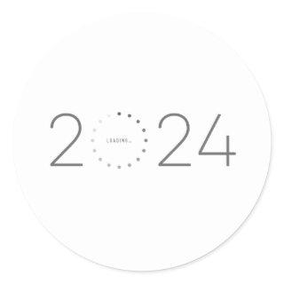 2024 Loading Already Classic Round Sticker