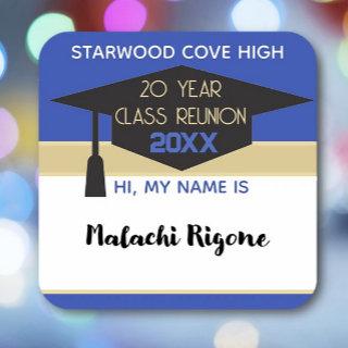 20TH Reunion! Custom class reunion name tag