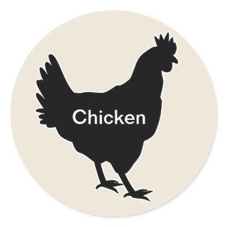 20x Stickers Meal Choice Chicken